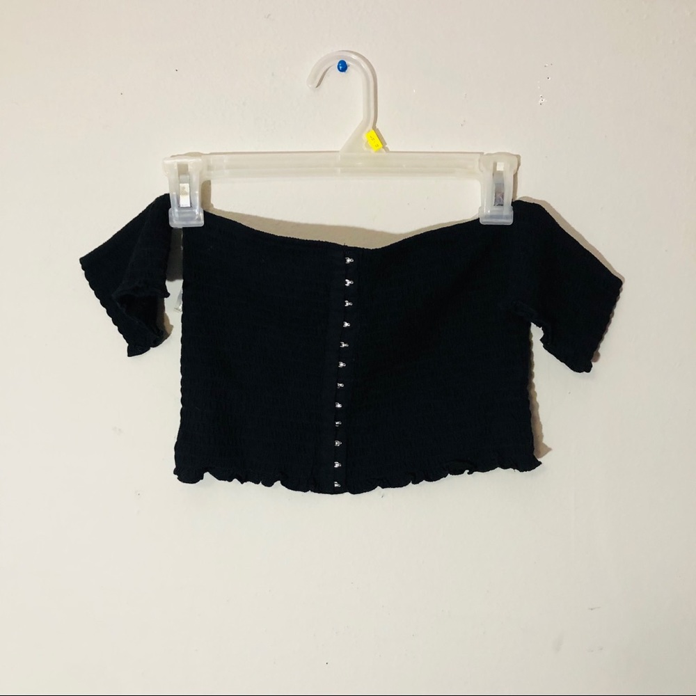 Smocked crop top
